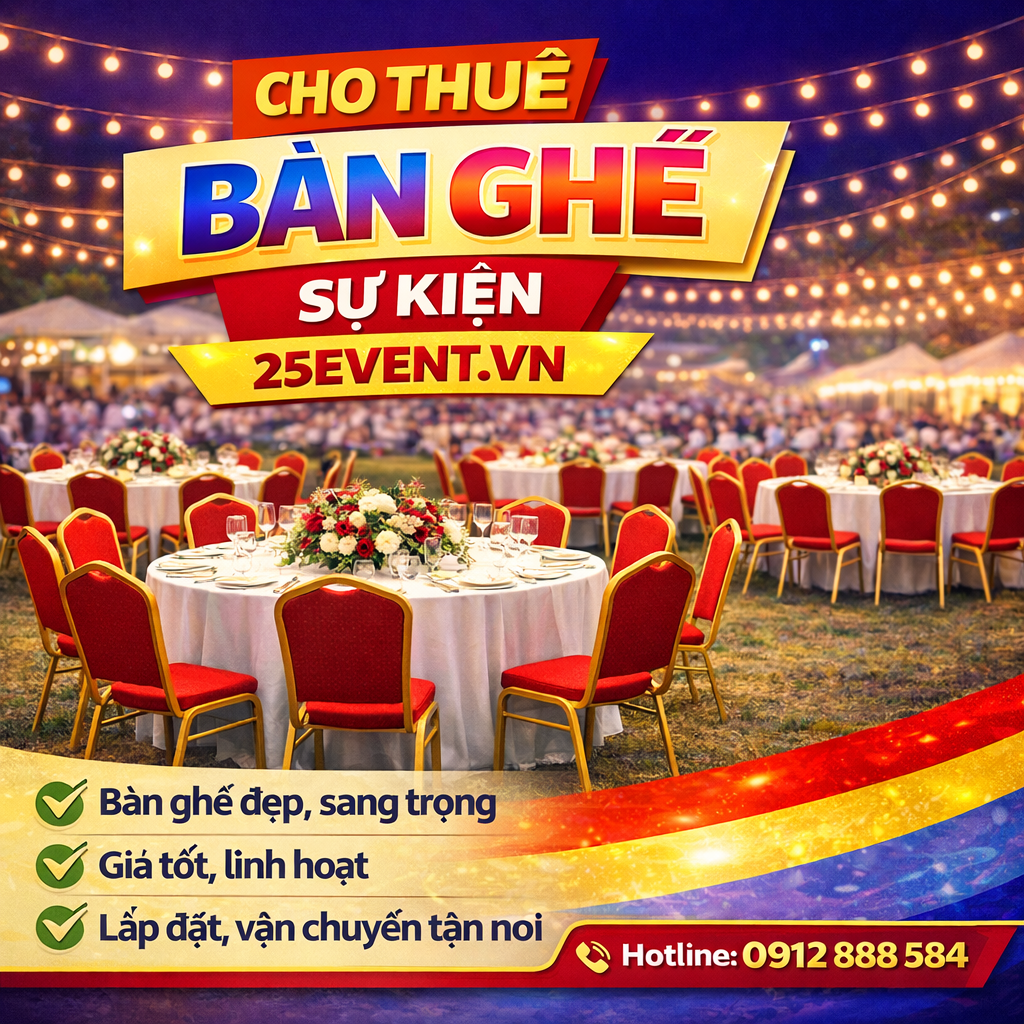 Thuê bàn ghế sự kiện